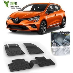 Resim Renault Clio 5 2020-2022 Sahler 4.5 D Havuzlu Paspas Siyah 