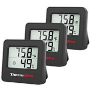 Resim ThermoPro TP157 İç MekanHassas Sıcaklık ve Nem Ölçer Mini Termometre 3 Adet 