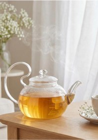 Resim Mitr Borosilikat Cam Demlik - 1 Litre Şeffaf 