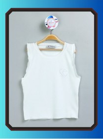 Resim edoy Genç Kız Nakışlı Pamuklu Body Slim Fit Günlük Şık Body Bluz 