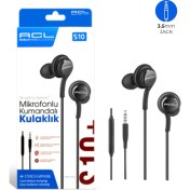 Resim Acl Kablolu Kulakiçi Kulaklık S10+ 