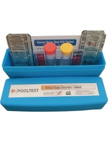 Resim "pooltest Havuz Suyu Test Kiti - Tabletli Klor ve Ph Ölçüm Seti (Dpd1 + Phenol Red)" 