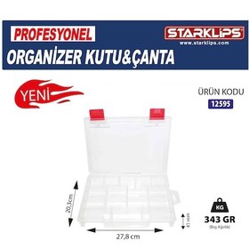 Resim Plastik Bölmeli Çanta Organizer 16 Bölme 