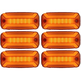 Resim 6 Adet Neon Ledli Yan Dorse Kasa Lambası 12-24 Volt Melek Kanadı 