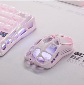 Resim Gravastar K1 Mekanik Gaming Klavye, M1 Pro Kablosuz Optik Mouse Ve Dijital Resim Çerçevesi Oyuncu Se 