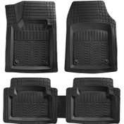 Resim Mitsubishi Colt Uyumlu Havuzlu Universal Paspas Krom Siyah Renk Parça 