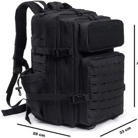 Resim Aktik Sırt Çantası Çok Amaçlı Seyahat Çantası Siyah 