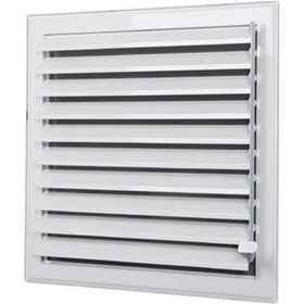 Resim Metal Menfez, Panjur - Banyo Wc Havalandırma Ürünü 45X60 