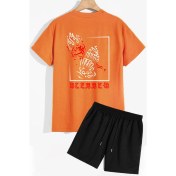 Resim Trendypassion Sırt Baskılı Şort T-Shirt Eşofman Takımı 