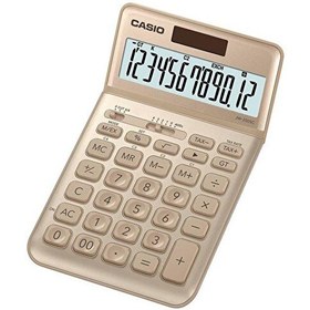 Resim Casio JW-200SC-GD 12 Haneli Masaüstü Gol Hesap Makinesi 