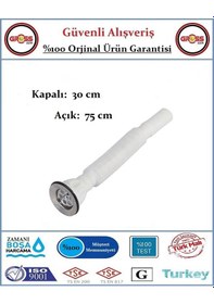 Resim Lavabo Gider Sifonu Körüklü Beyaz 