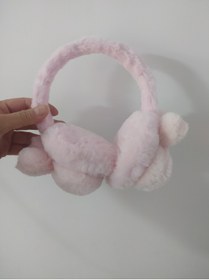 Resim Store Sevimli Peluş Çocuk Kulaklık Sıcacık Kulaklık Toz Pembe 