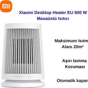 Resim Xiaomi Mijia ZMNFJ01YM 600 W Seramik Fanlı Isıtıcı 