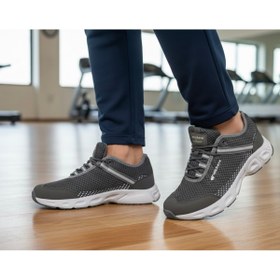 Resim Wickers Erkek Füme Spor Ayakkabı Yürüyüş Koşu Ayakkabısı Hava Alan Fileli Sneaker 