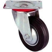 Resim doremodam Servis Tekeri - Tablalı Siyah Döner - Çap 125 Mm ( Lisinya ) 