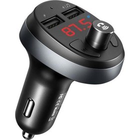 Resim Mcdodo Bluetooth Fm Transmitter 2 USB 3.1A Çakmak Şarj CC-6880 