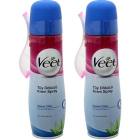 Resim Veet Hassas Ciltler için Tüy Dökücü Krem Sprey 2 x 150 ML 