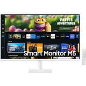 Resim Samsung M5 LS32CM501EUXUF 32" 4 MS 60 Hz HDMI Full HD VA LED Akıllı Monitör 