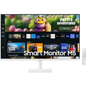 Resim Samsung M5 LS32CM501EUXUF 32" 4 MS 60 Hz HDMI Full HD VA LED Akıllı Monitör 