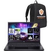 Resim Acer Nitro V 15 i7 13620H 24GB 2TB SSD RTX4050\u002F6GB 144Hz FHD 15.6\ FDOS Gaming Laptop & PER4 ÇANTA 