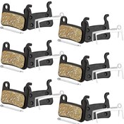 Resim Pallero 6 Set Bisiklet Hidrolik Mekanik Disk Kaliper Fren Balatası Bisiklet Balata 