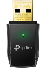 Resim Tp-Link Archer T2U, AC600 Mbps Kablosuz Dual-Band USB Adaptör 