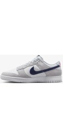 Resim Nike Dunk Low Leather Unisex Shoes Hakiki Deri Günlük Spor Ayakkabı Beyaz 