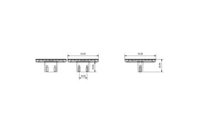 Resim System 4855 Harmonique 2'li Set Kulp (Iki Delik Arası 16 Mm) 