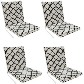 Resim Sandalye Minderi Arkalıklı Lastikli Süngerli-4 Adet(Alaçatı) (525695722) 