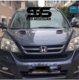 Resim Honda CR-V Uyumlu Piano Black Kaput Üstü Havalandırma Izgarası (01) (Sts Oto Aksesuar) 