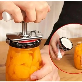 Resim Eşya Dünyası Paslanmaz Çelik Kavanoz ve Şişe Açacağı | Ayarlanabilir, Kaymaz, Ergonomik Tutma Saplı 