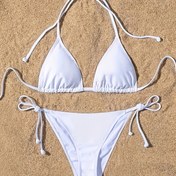 Resim Avrupa ve Amerika'nın yeni bölünmüş ve kadınların seksi göğüs toplama üç nokta plaj en iyi bikini 