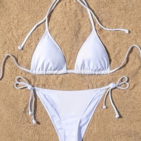 Resim Avrupa ve Amerika'nın yeni bölünmüş ve kadınların seksi göğüs toplama üç nokta plaj en iyi bikini 