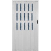 Resim Penguen Akordiyon Kapı Bayaz Camlı En 88-102 Cm Arası Boy 220 Cm 
