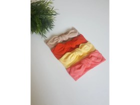 Resim Swan Butik Kız Çocuk Bebek Bandana Toka Seti 