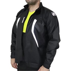 Resim Motorcu Montu Dikişsiz %100 Su ve Rüzgar Geçirmez Motorsiklet Montu Reflektörlü 4 Mevsim 