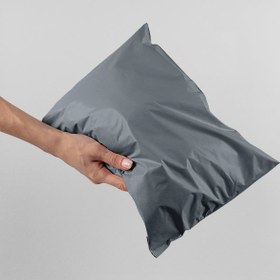 Resim Cepsiz Gri Kargo Poşeti - 48x55+5 / 100 