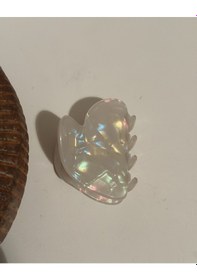 Resim Mini Nacreous Kemik Mandal Toka Çok Renkli 