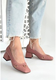 Resim Cande Pudra Cilt Topuklu Ayakkabı Çok Renkli 