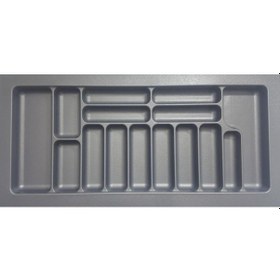 Resim Starax 2292 Çekmece İçi Plastik Kaşıklık Gri Renk 104x49 Cm 15 G 