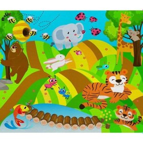 Resim Molie Neşeli Orman Oyun Halısı 035 