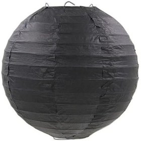 Resim Japon Feneri Siyah 20 Cm 