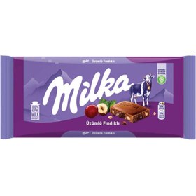 Resim Milka Üzümlü Fındıklı Çikolata 80 G 