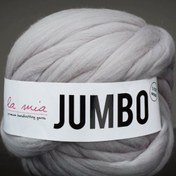 Resim La Mia Jumbo Gri Dev Yün El Örgü İpi - J4 