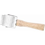 Resim Yunboo Arıçılık Bal Zıbın Ayıklama Aleti - Ahşap Kollü, Çelik Ve Plastik Birleşik, Tıkanmaz İğneli Rulmanlı Zıbın Alıcı 