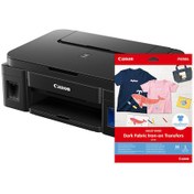 Resim Canon Pixma G3415 WIFI Renkli Çok Fonksiyonlu Yazıcı + DF-101 A4 Transfer Kağıdı Canon