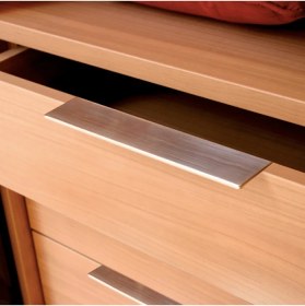 Resim Hafele Gunpo Iı Profil Kulp Krom Parlak Renkli 128MM 2’li Paket 