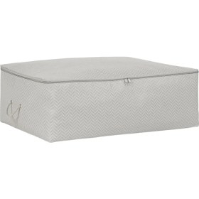 Resim Mena Rise Textile Büyük Boy Gri Altı Hurç 62 x 46 x 22 cm 