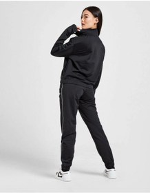 Resim Nike Womens Fitted Track Suit Kadın Siyah Beyaz Eşofman Takımı (DMK SPOR ) 