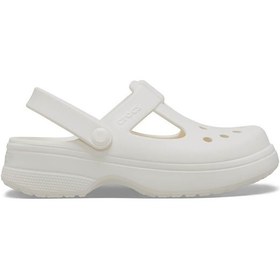 Resim Crocs Classic Mary Jane Clog K Çocuk Terlik - Ekru 